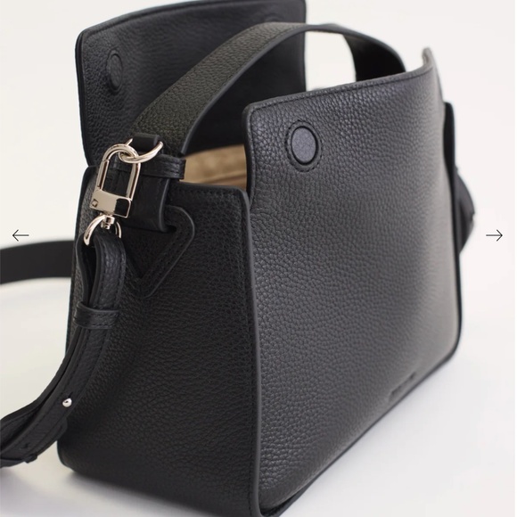 The Horse Clementine Bag in Black Pebbled Leather - Picture 9 of 16